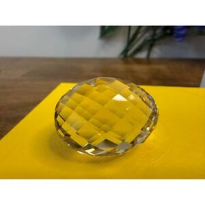 Swarovski Faceted Crystal Egg Figurine Paperweight Original Box Gift Decor